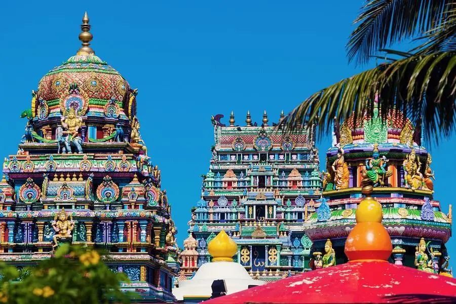 View of Sri Siva Subramaniya Temple - vibrant and multicolour temple that it hold rich untold stories