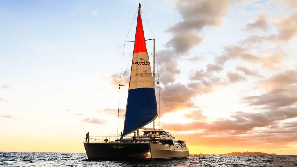 The sailboat in the sunset
