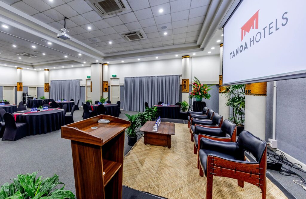 Tanoa International meeting function - panel view